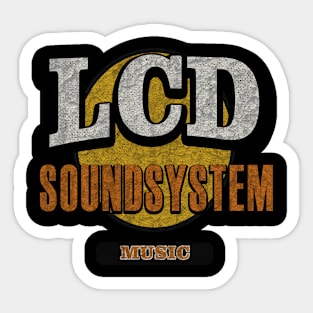 LCD Soundsystem design Sticker